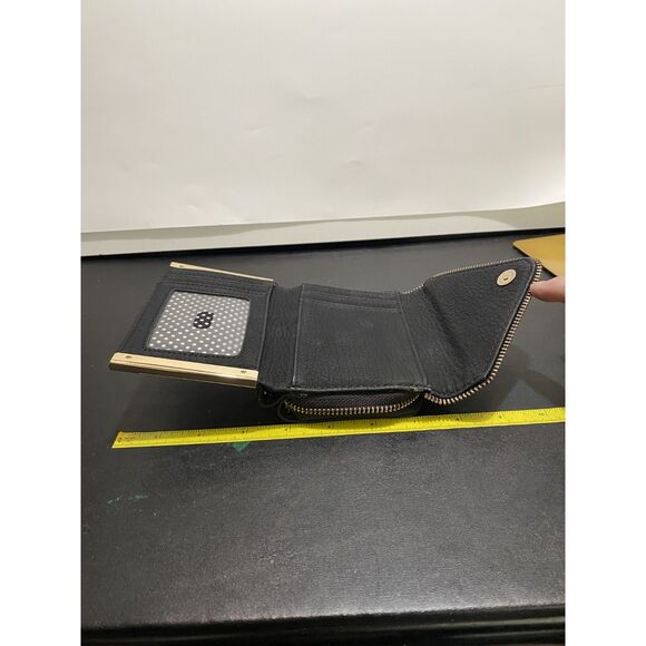 Urban Expressions Zipper Trim Zipper Change Pocket Tri Fold Women's Wallet - Picture 3 of 8